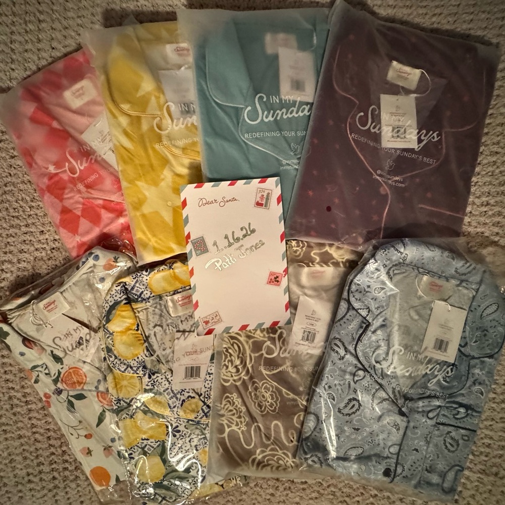 IN MY SUNDAYS by Mallory Ervin - All NIB / NWT - BUNDLE DEAL